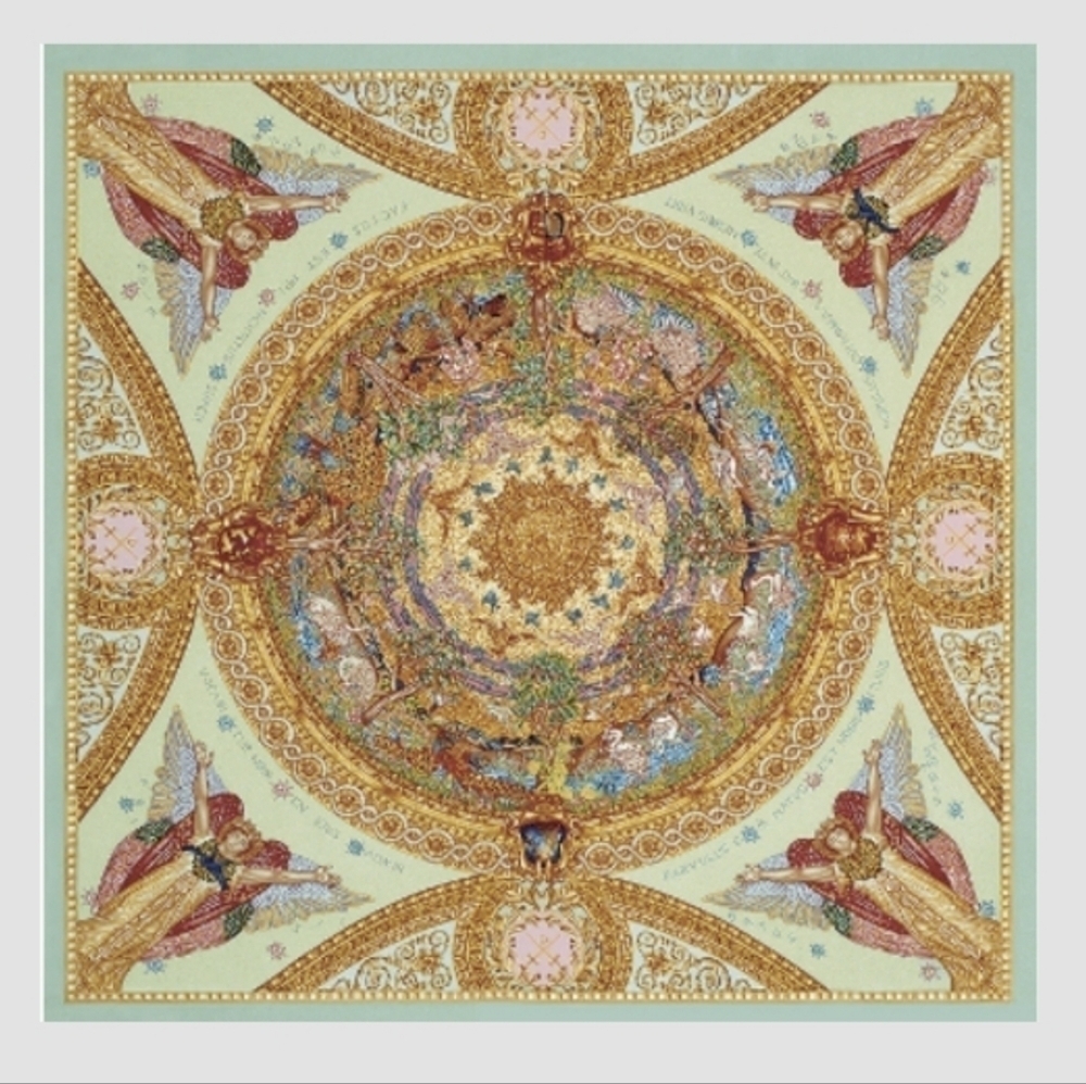 Christian Silks Creation of the Birds Silk Scarf - 35"x35